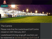 Tablet Screenshot of leaderboardgolfcentre.co.uk